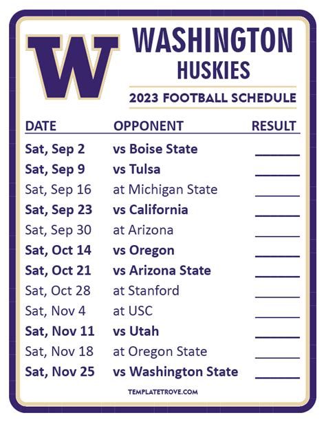 73 washington huskies football|washington huskies football schedule.